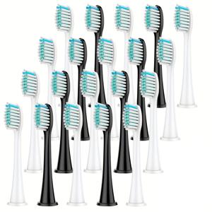 4/8/12/16/20PCS 전동 칫솔 교체 헤드 Dupont Bristles 노즐 필립스 HX3/6/9 시리즈 bl551 용 칫솔 헤드