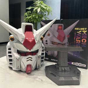 반다이 건프라 Rx-78 건담 Bn 헤드 컬렉션 액션 피규어 웨어러블 로봇 키트 모델 코스프레 키즈 할로윈 크리스마스 선물