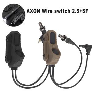 사냥용 스카우트 라이트, AXON 원격 2선식 이중 기능 압력 스위치 SF/2.5/크레인 플러그, 전술 손전등 PEQ 레이저 버튼