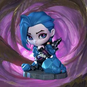 아르칸 징크스 피규어 정품 오리지널 포장 새 제품(게임 내 아이콘이 없으니 증정할 수 없습니다)