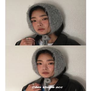 여성용 겨울 니트 귀마개 블로거들이 선호하는 따뜻함 보호용 타이가 있는 귀 덮개 세련되고 기능적인 이어 패드