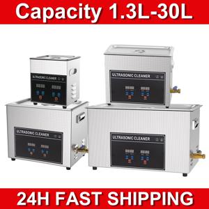 휴대용 초음파 세척기 세척 초음파 기계, 가열 600W 초음파 욕조, EU 영국 플러그, 1L, 2L, 3L, 6L, 10L, 22L, 30L