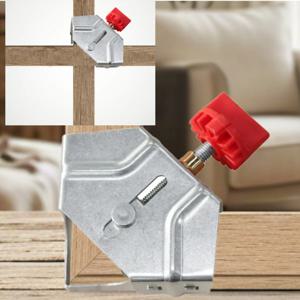 90도 각도 클램프, 조정 가능한 스윙 조가있는 나무 캐비닛 강력한 클램핑 및 고정 도구, 목재 금속 파이프 강철 막대 용