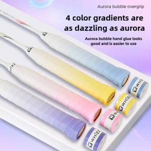 고품질 오로라 버블 그립 테이프 충격 방지 미끄럼 방지 편안한 땀 흡수 통기성 배드민턴 테니스 랩