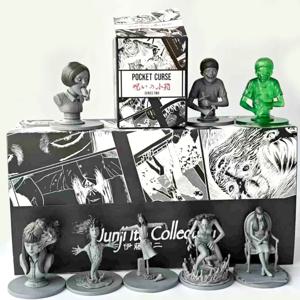 이토 준지 저주 공포 호러 만화 블라인드 박스 장난감 토미 슬러그 소녀 인형 선물 장난감 수집품 장식품 어린이 선물