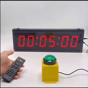 러시 답변 경쟁 게임 타이머 스포츠 타이머 버튼 카운트다운 시계 스톱워치, 라인 버튼 리셋 원격 제어 학교