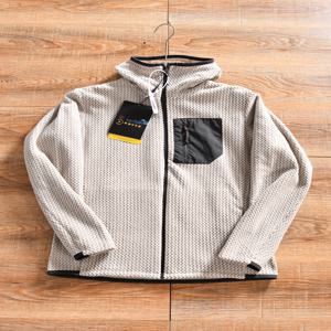 여성용 아웃도어 플리스 재킷 통기성 보온 R 시리즈 가을 겨울 스포츠 스웨트셔츠 폴리에스터 섬유 후드 디자인 캠핑용