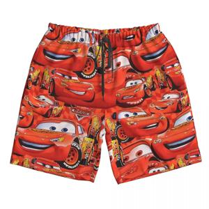 디즈니 샐리 나는 번개 자동차 맥퀸 페이스 남성용 수영복 빠른 건조 만화 수영 보드 반바지 여름 해변 수영복