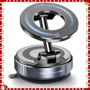 맥세이프 360용 진공 흡착 마그네틱 핸드폰 거치대 °   조정 가능한 자동차 휴대폰 마운트 및 접이식 진공 휴대폰 홀더 휴대폰
