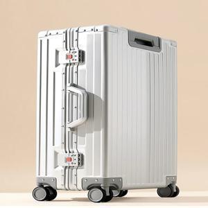 풀 마그네슘 알루미늄 합금 수하물 케이스, 20인치 탑승 케이스, 알루미늄 프레임 여행 가방, 여행용 가방, 견고하고 내구성이 뛰어남,