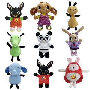 애니메이션 만화 빙 토끼 봉제 인형 빙 친구들 플롭 설라 코끼리 팬더 곰 봉제 인형 어린이 크리스마스 선물
