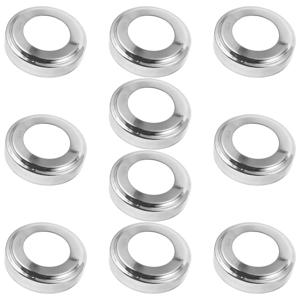 10개입 계단 난간 커버 스플릿 플랜지 플레이트 8.8cm 수영장 사다리 보호판 핸드레일 배관 커버