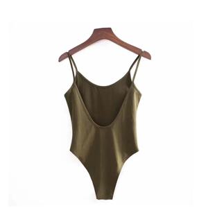 여성용 섹시한 백리스 핏 롬퍼 바디 수트, 슬림 스파게티 스트랩, 스키니 타이트 플레이수트, 스트리트웨어 언더셔츠