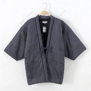 남성용 새로운 한텐 재킷 전통 일본 카디건 코트 사무라이 겨울 기모노 유카타 아시아 홈웨어 의류 하오리 여성용