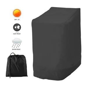 단락 쌓을 수있는 파티오 의자 커버 방수 야외 정원 가구 커버 유니버설 커버 저렴한 교체