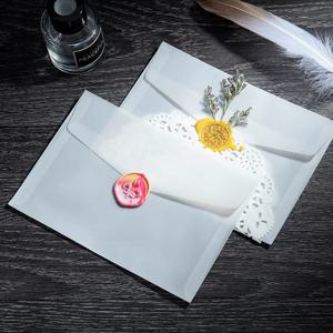DIY 엽서 카드 보관 결혼식 초대장 선물 포장에 대 한 20 개/몫 반투명 황산 종이 봉투