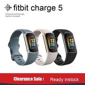 Fitbit 충전 5 스마트워치 피트니스 스포츠 트래커, 건강 심박수 수면 모니터, ECG 방수 스마트 워치, IOS 안드로이드, 정품