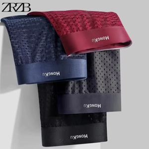 남성용 팬티 대형 사이즈 5XL 남성 팩 속옷 슬립, 옴므 Calzoncillos 대나무 구멍 U 볼록 파우치