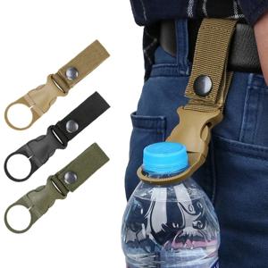 Molle 웨빙 배낭 버클 Carabiners Quickdraw 물병 걸이 홀더 부착 야외 캠핑 하이킹 등산 액세서리