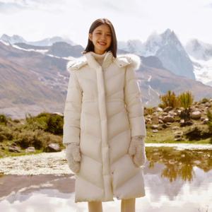 세미르 핫 롱 다운 재킷 여성 방수 오일프루프 후드 코트 겨울 신상 루즈핏 여자 재킷 멀티컬러 두꺼운 다운 코트