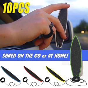 10PCS 손가락 서핑 보드 미니 손가락 끝 서핑 보드 장난감 서핑 바람 미니 보드 어린이 장난감 생일 선물 참신 장난감