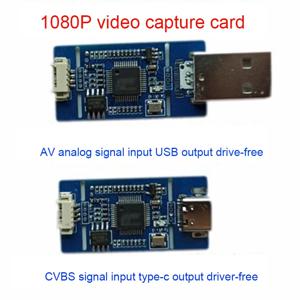 CVBS-USB 캡처 아날로그 신호-디지털 USB 카메라 모듈 CVBS-USB 모듈 Android용 UVC 프리 드라이브 프리 플러그 앤 플레이