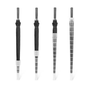 플라스틱 드립 방지 자동차 개폐식 커버 우산, 방수 커버, 홈 슬리브 거치대, 방적 투명 우산, 70cm, 80cm