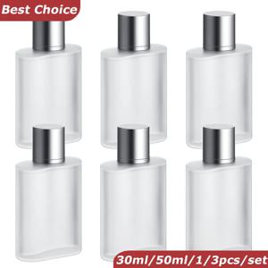 50ml/30ml/스크류 탑 샌드 블라스팅 유리 향수병 액체 스프레이 병 빈 디스펜서 병 빈 메이크업 파인 미스트 병