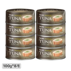 [사조공식샵] 사조 프리미엄 알바코참치 100g * 8개