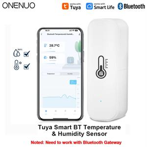 Tuya 스마트 온도 습도 센서, 블루투스 호환 앱 리모컨 온도계 습도계, 미니 2023, 업그레이드 신제품