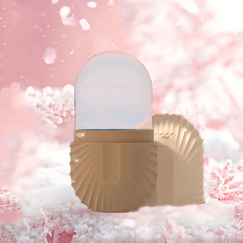 재사용 가능한 얼음 얼굴 롤러 미용 도구 얼음 얼굴 롤러 금형 얼굴 마사지스킨 케어 도구 윤곽 누출 방지 얼굴 마사지