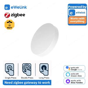 새로운 Zigbee 버튼 장면 스위치 무선 원격 원 키 컨트롤러 Ewelink Alexa Google 2Mqtt 용 스마트 홈 자동화 시나리오