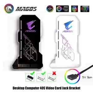 4090 GPU 홀더 잭 지원 40 시리즈 VGA 브래킷 RGB 흐름 MSI AORUS ROG TUF Belief 애니메이션 캐릭터 PC 조립 MOD