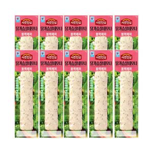 대림 사조안심 닭가슴살 네모나 블랙페퍼 80g 10개