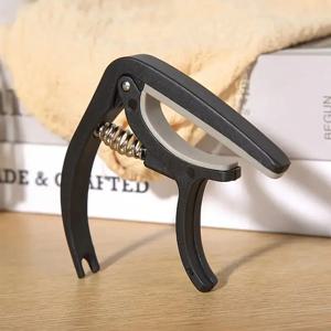 프리미엄 나일론 기타 카포 - 쉬운 톤 조정을 위한 퀵 체인지 클램프 - 어쿠스틱, 클래식, 일렉트릭 기타 및 우쿨렐레에 적합