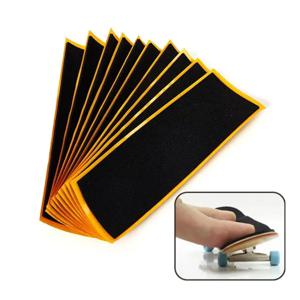 110x38mm 지판 그립 테이프 검정색 지판 데크 자르지 않은 자체 접착 테이프 스티커 검정색 폼 그립 미끄럼 방지 테이프 스티커