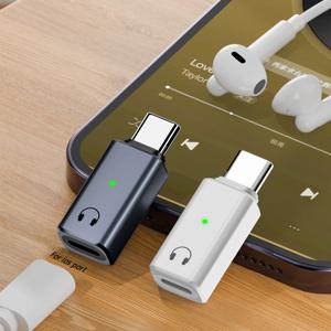 USB C-8 핀 어댑터 유형 C-8 핀 오디오 변환기 iPhone 15 iPad MacBook 유형 C 전화 용 헤드폰 이어폰 변환기
