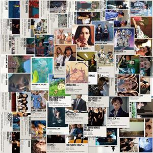 클래식 영화 애니메이션 스티커 혼합 포스터 어린이 장난감, DIY 휴대폰 노트북 수하물 스크랩북 자동차 그래피티 스티커 선물, 10 개, 30 개, 64 개