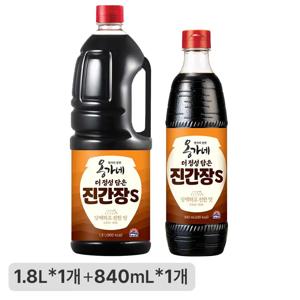 [사조공식샵] 해표 옹가네진간장S 1.8l *1개/840ml*1개