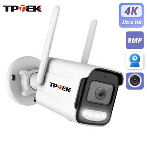 4K 8MP IP 카메라 야외 WiFi 보안 카메라 무선 감시 Wi Fi 총알 방수 IP 비디오 홈 Camara CamHi CamHipro
