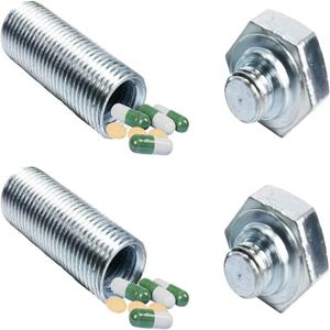 크리 에이 티브 볼트 컨테이너 숨겨진 안전 너트 및 나사 비밀 보안 보관 상자 숨기기 스토리지 스태시 항아리 전환 컨테이너