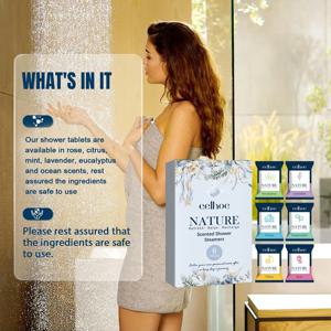 아로마 테라피 샤워 증기선, 오래 지속되는 향수, 야간 샤워 정제, 목욕 폭탄 스파 휴식 선물