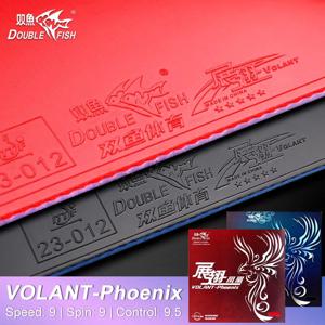 DOUBLE FISH VOLANT-Pheonix 빠른 공격 루프용 탁구 고무 사전 설정 스폰지가 있는 탁구 고무