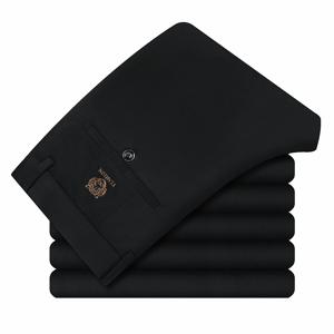 29-42 남성 여름 얇은 패션 비즈니스 캐주얼 정장 바지 긴 바지 남성 탄성 스트레이트 슬리브 공식 바지 플러스 사이즈