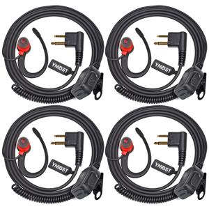 G자형 무전기 이어피스 보안 헤드셋 (마이크 포함) 모토로라 CP040 CP140 CP88 CP1200 GP2000 2웨이 무전기 호환