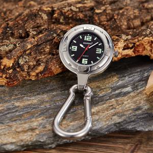 세련된 레저 야간 조명 하이킹 시계 간단한 복고풍 남성용 교수형 시계 암벽 등반 관광 스포츠 석영 방수