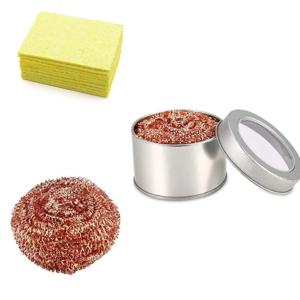 청소 볼 납땜 제거 납땜 인두 메쉬 필터 청소 노즐 팁 구리 와이어 클리너 볼 금속 드로스 박스 클린 볼