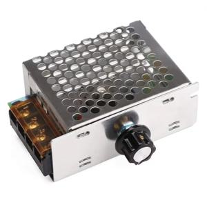 4000W 220V AC SCR 전압 조정기 모터 속도 컨트롤러 제어 디밍 조광기 온도 조절기 수입 고전력