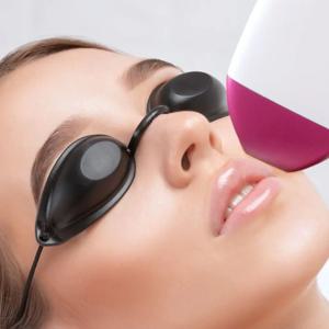 실리콘 레이저 보호 눈 마스크 조정 가능한 부드러운 보호 안대 미용술 Sunbed 용품 해변 안경