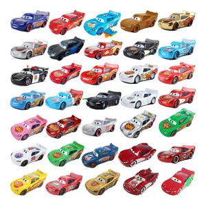 디즈니 픽사 자동차 애니메이션 피규어, 킹 보안관 라이트닝 맥퀸 샐리 병아리 병아리 레이싱 금속 모델 자동차 선물, 어린이 장난감